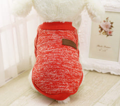 Classic Warm Dog Clothes Puppy Outfit