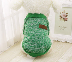 Classic Warm Dog Clothes Puppy Outfit