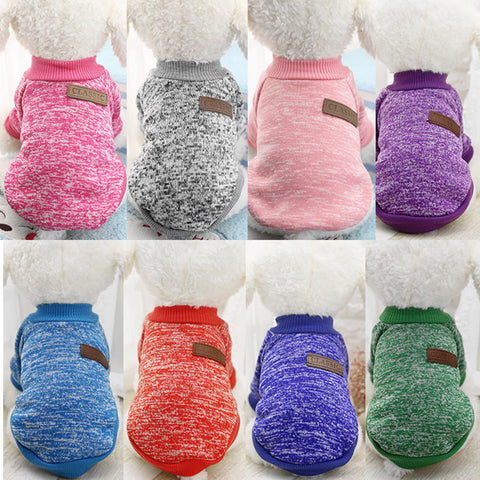 Classic Warm Dog Clothes Puppy Outfit
